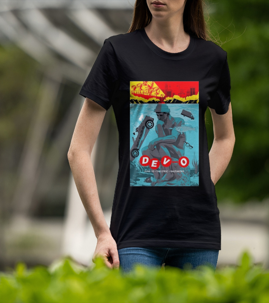 Devo June 10 2026 The Lyric Baltimore Freedom Of Choice T-Shirt