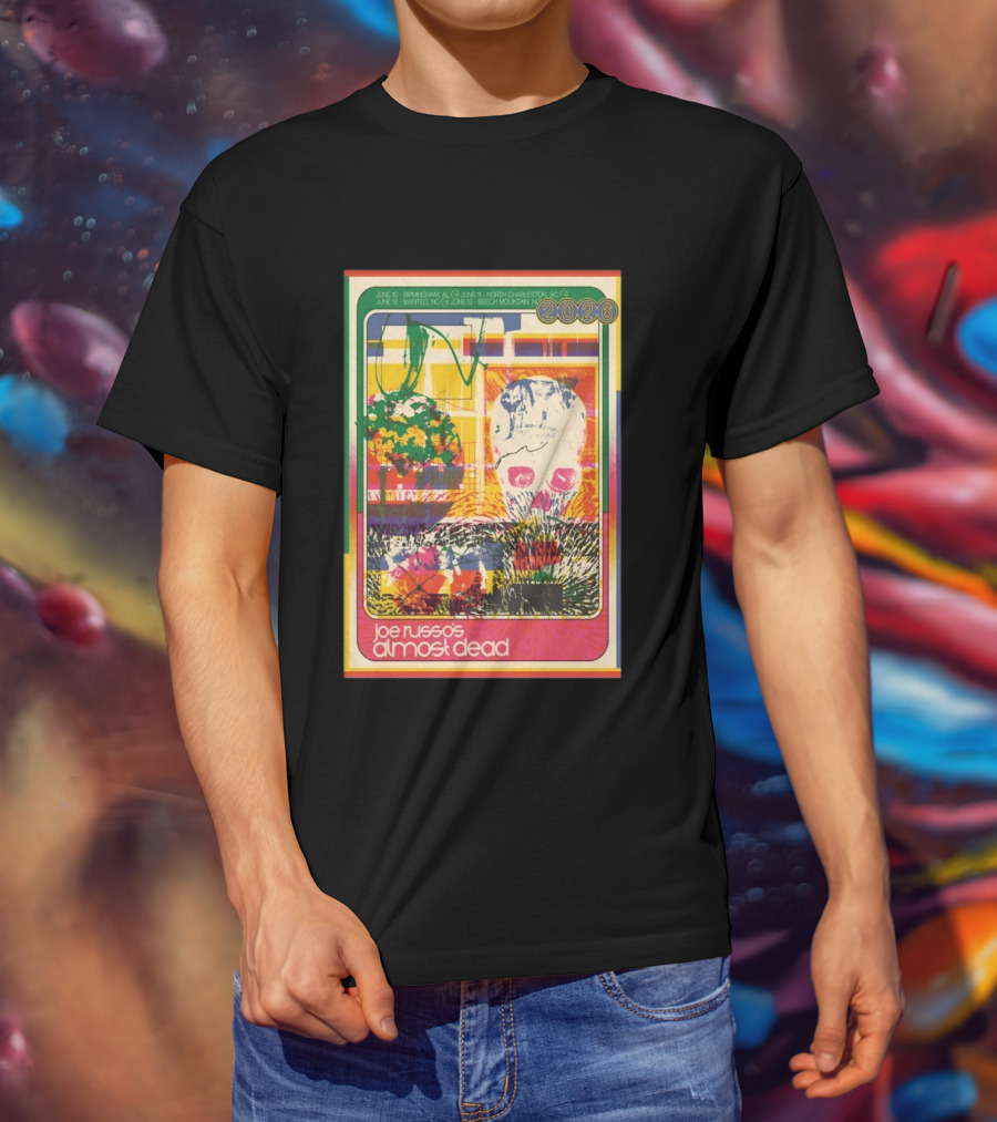 Joe Russo's Almost Dead 2026 Birmingham AL North Charleston SC Manteo NC Beech Mountain Tour T-Shirt