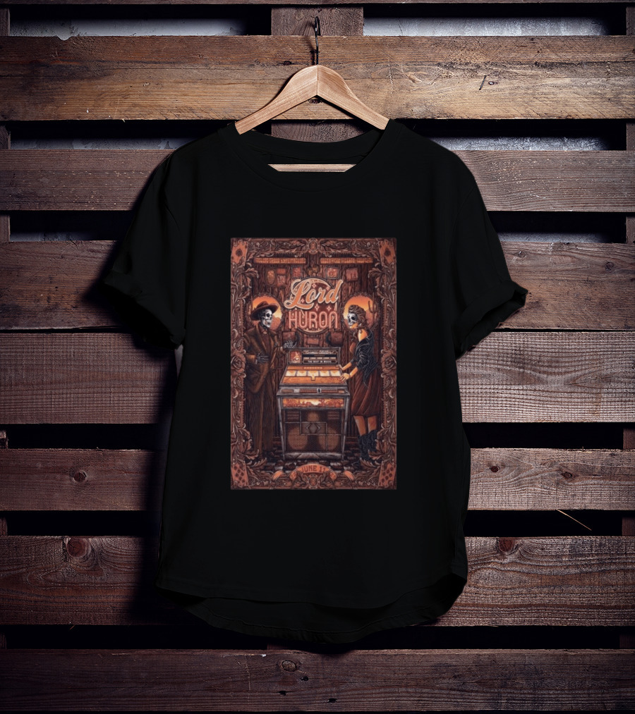 Lord Huron June 11th 2026 Skeletons Jukebox Fiddler's Green Amphitheatre T-Shirt