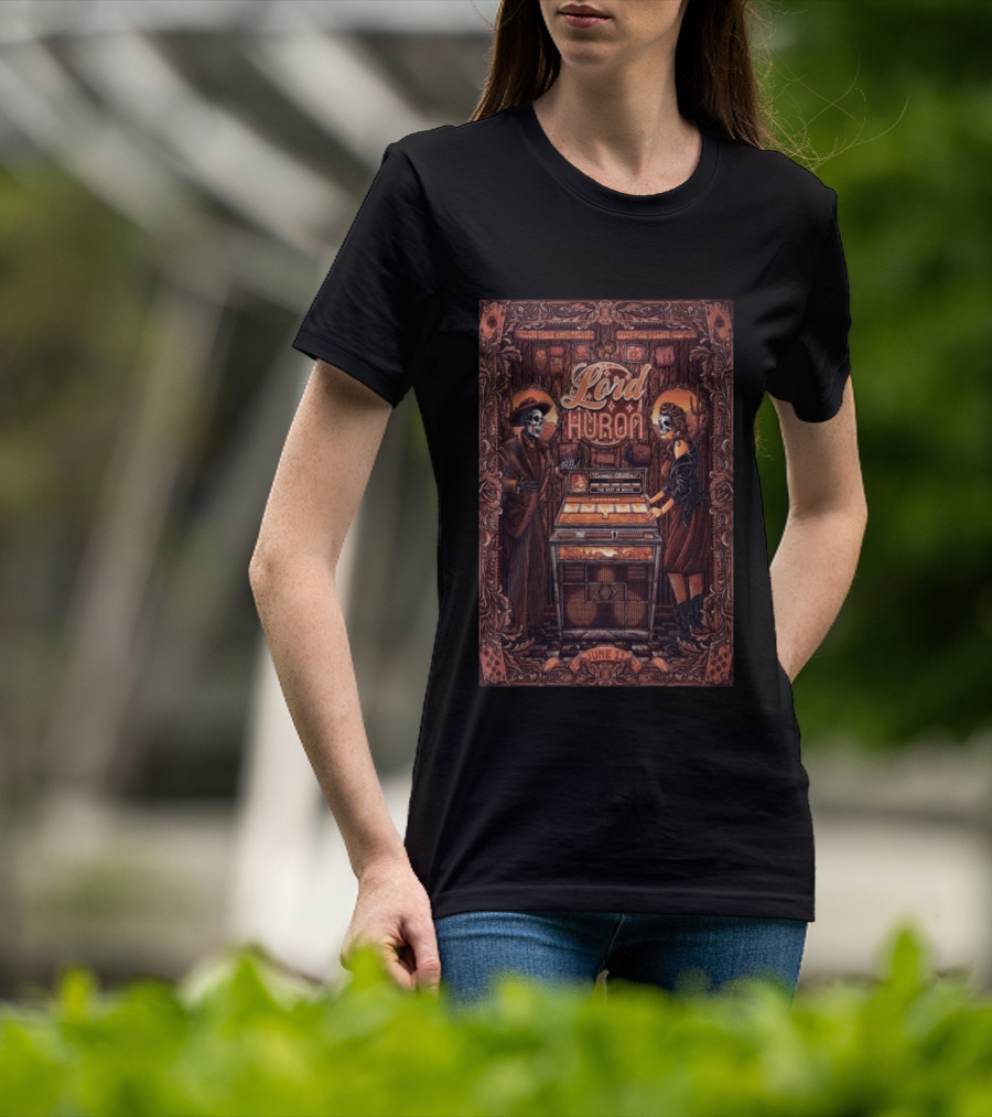 Lord Huron June 11th 2026 Skeletons Jukebox Fiddler's Green Amphitheatre T-Shirt