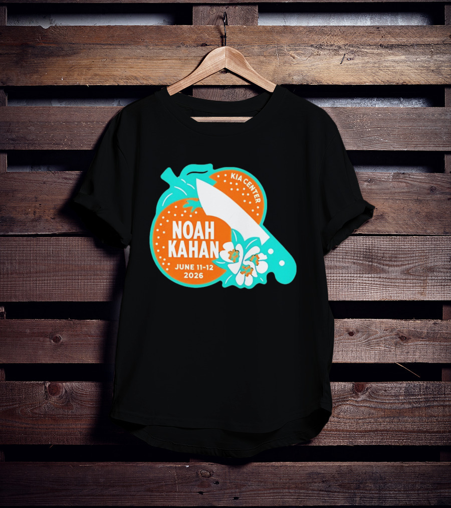 Noah Kahan June 11 12 2026 Kia Center Event Orlando FL T-Shirt