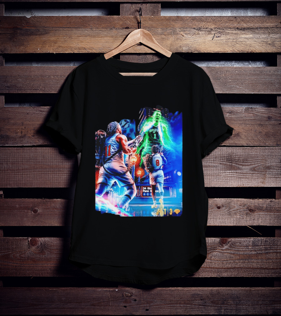 OG Anunoby 33 PTS 4 REB 7 3PM Knicks Comeback Vs Spurs At 34 Street Penn Station T-Shirt