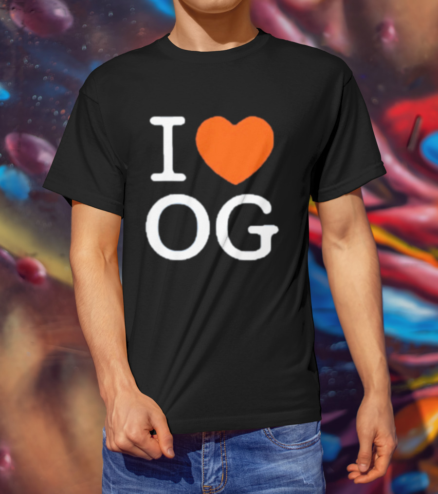 I Love OG Anunoby Orange Heart Knicks T-Shirt