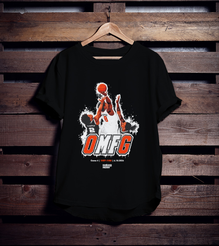 OMFG OG Anunoby New York Knicks Basketball Game 4 107 106 Knicks Now T-Shirt