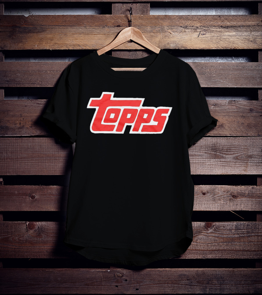 Topps Baseball Card Company Retro Red T-Shirt