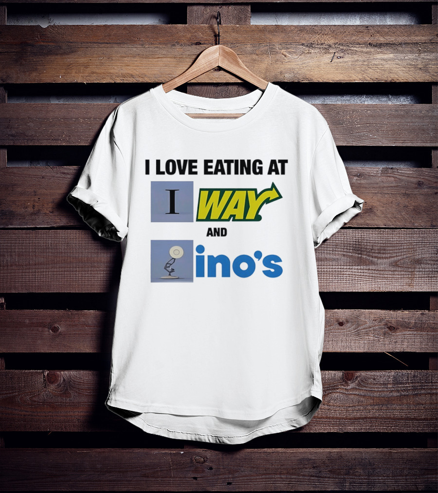 I Love Eating At IWAY And Ino's Lamp T-Shirt