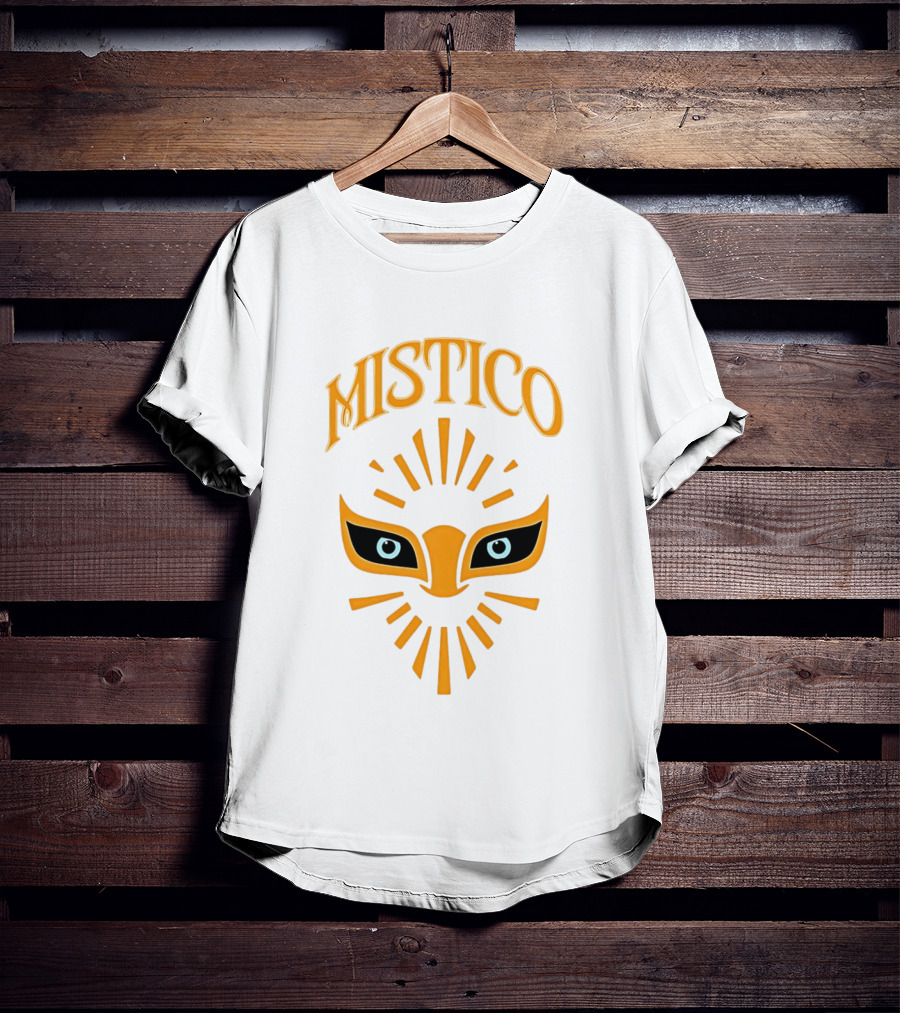 Mistico Mask Iconic Symbol With Radiant T-Shirt