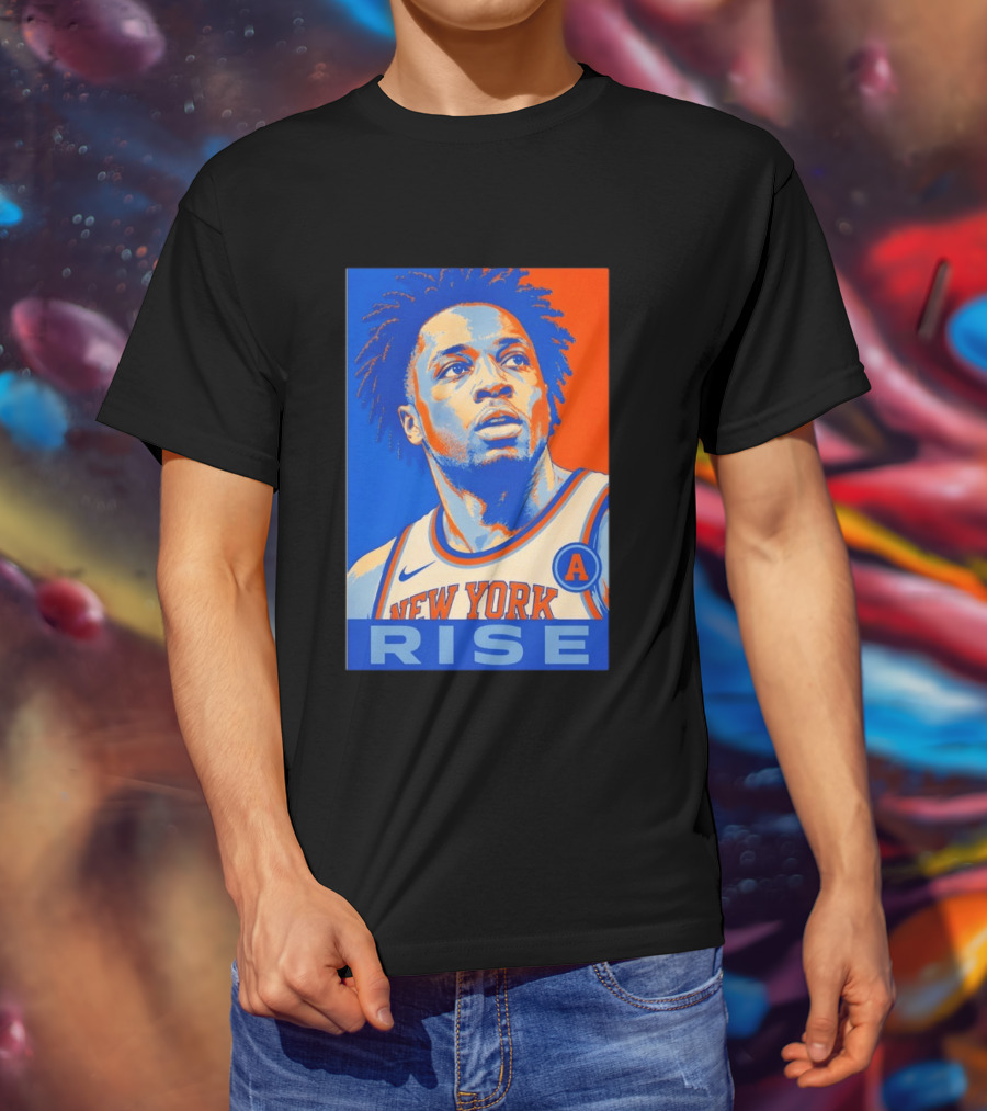 New York Knicks Rise OG Anunoby 2026 NBA Hope T-Shirt