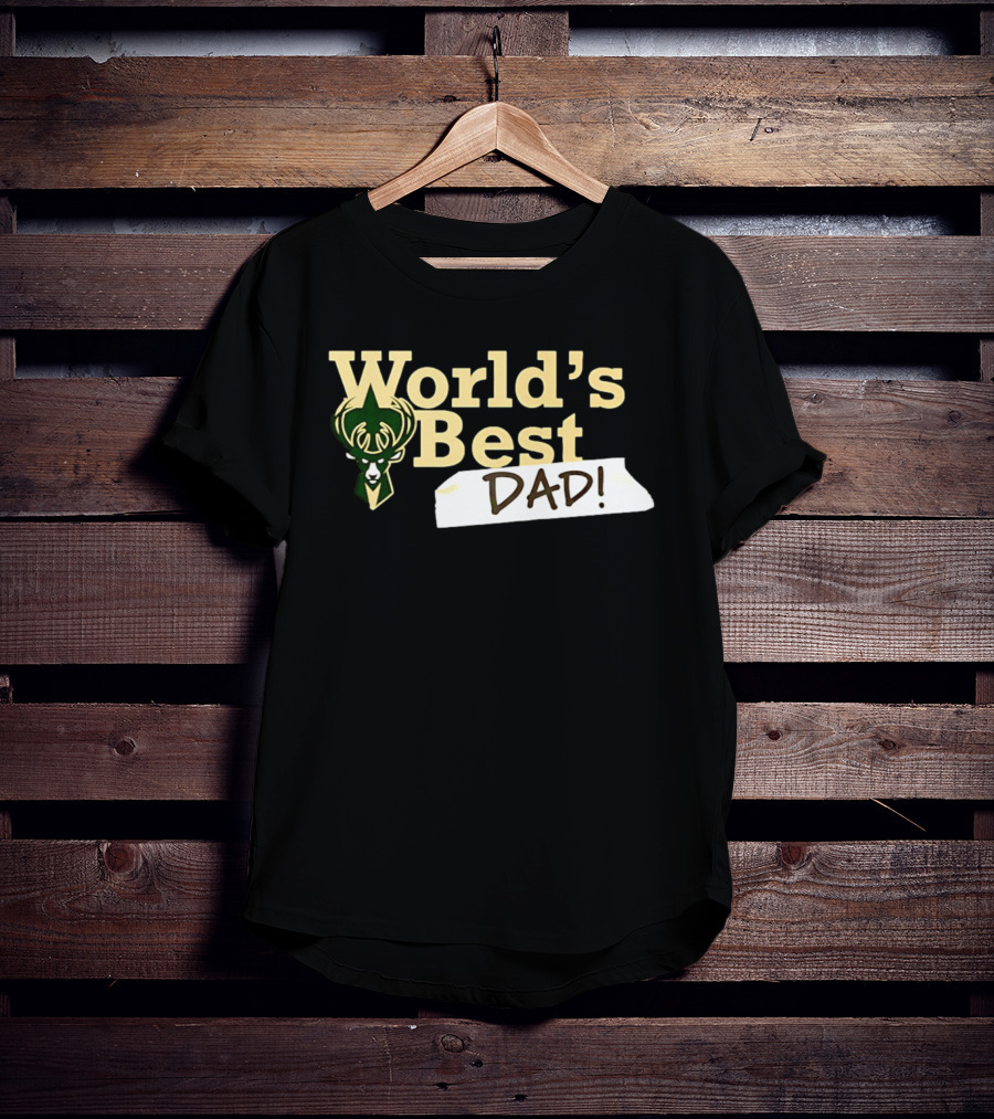 Milwaukee Bucks World's Best Dad 2026 T-Shirt