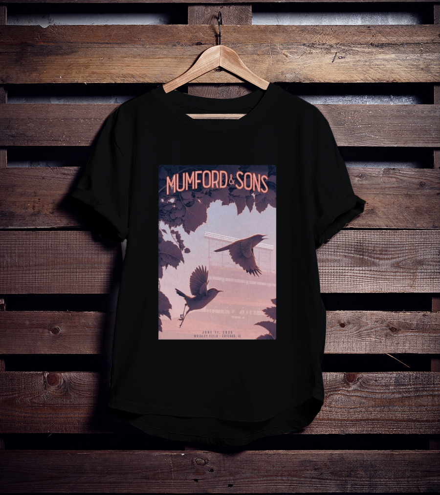 Mumford And Sons Wrigley Field Chicago June 11 2026 T-Shirt
