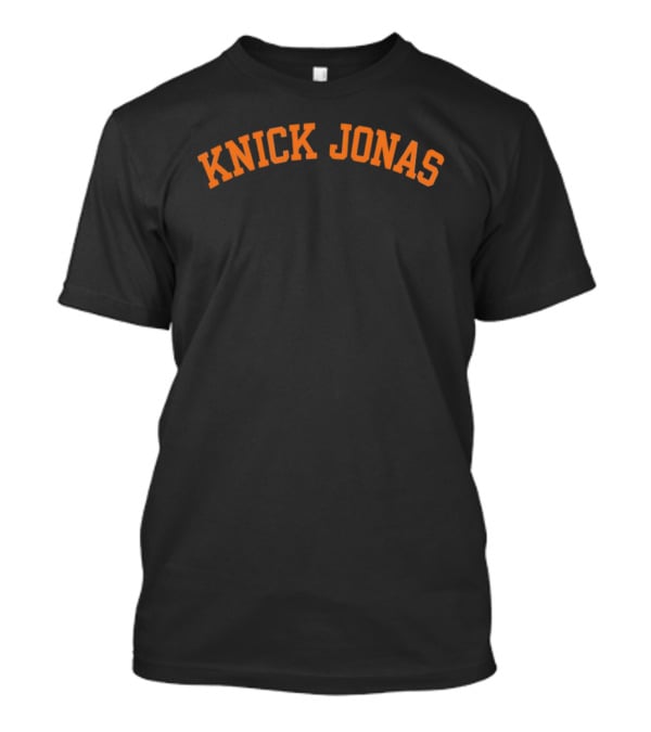 New York Knicks Knick Jonas Bold Orange Arch T-Shirt