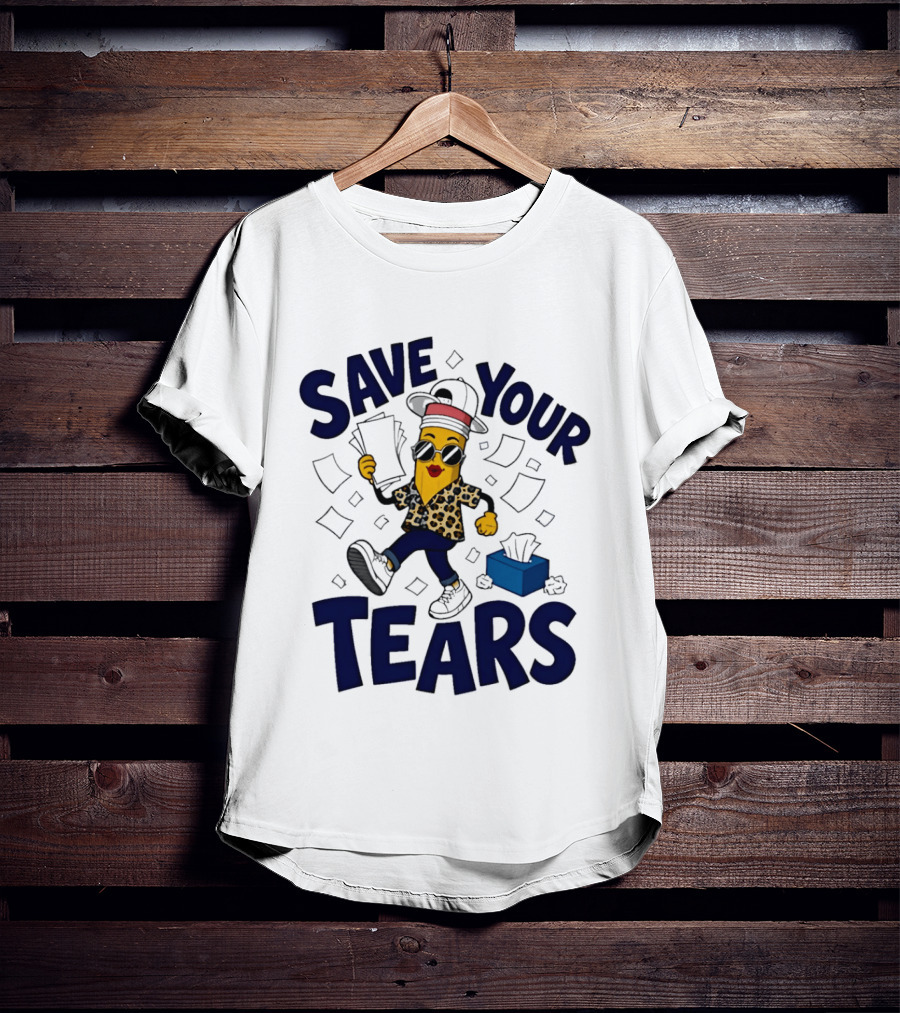 Cleveland Guardians MLB Hot Dog Save Your Tears 2026 Emoji T-Shirt
