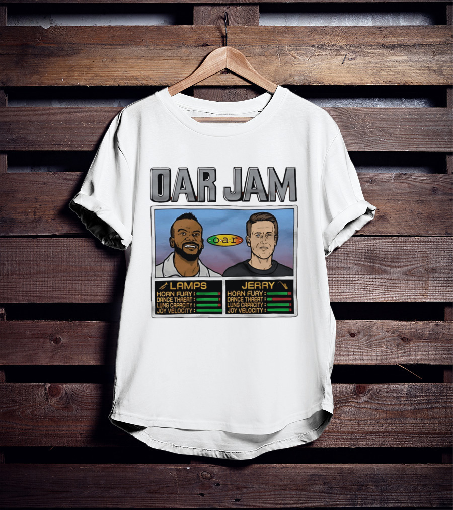 OAR Jam Lamps Jerry Horn Fury Dance Threat Lung Capacity Joy Velocity T-Shirt