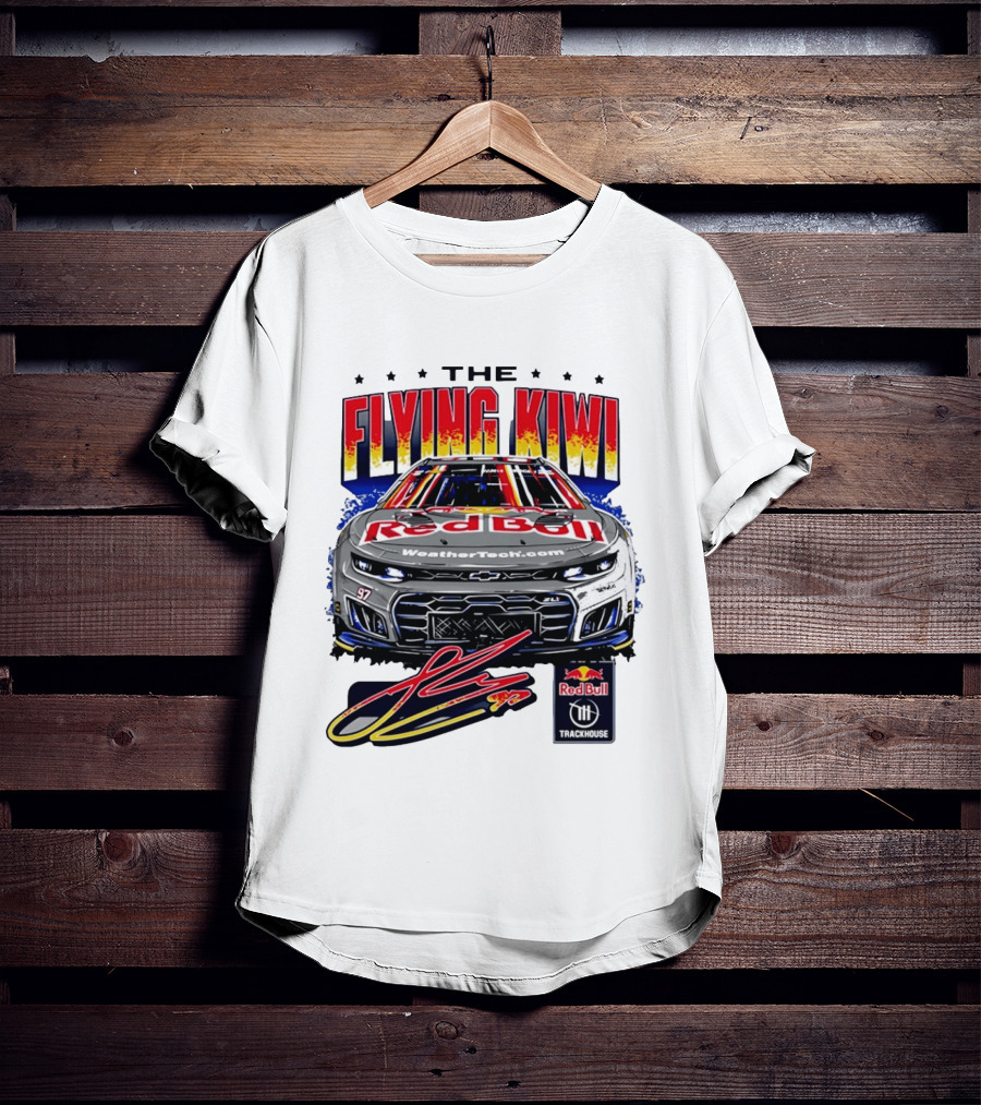 The Flying Kiwi Red Bull WeatherTech No 97 Trackhouse Racing T-Shirt
