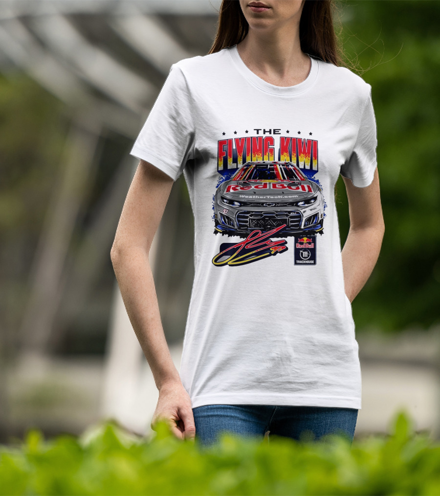 The Flying Kiwi Red Bull WeatherTech No 97 Trackhouse Racing T-Shirt