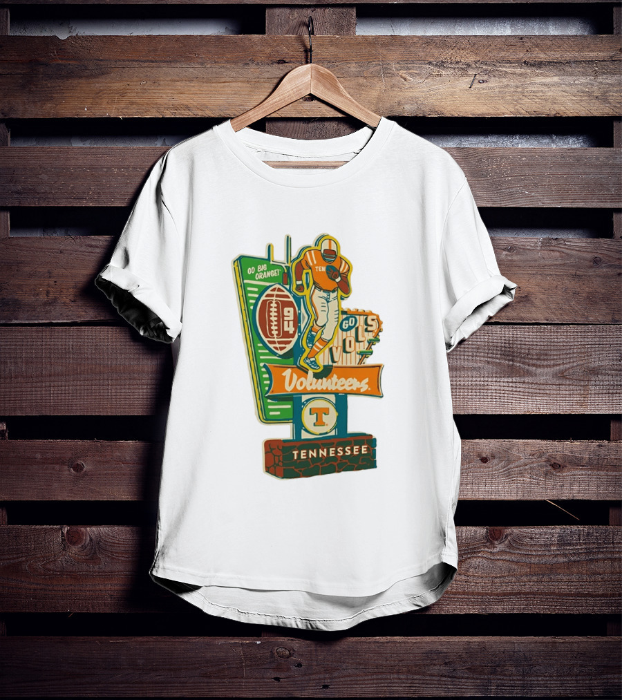Tennessee Volunteers Football OO Big Orange 94 60s Vols T-Shirt
