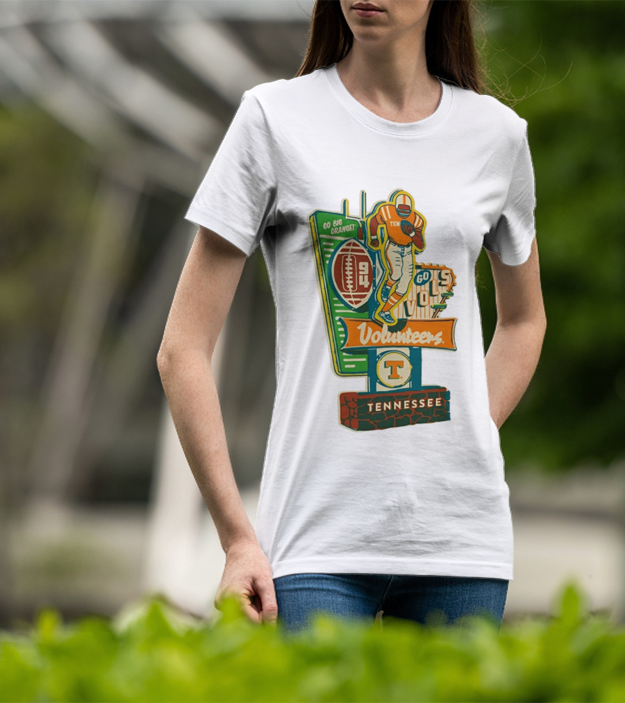 Tennessee Volunteers Football OO Big Orange 94 60s Vols T-Shirt