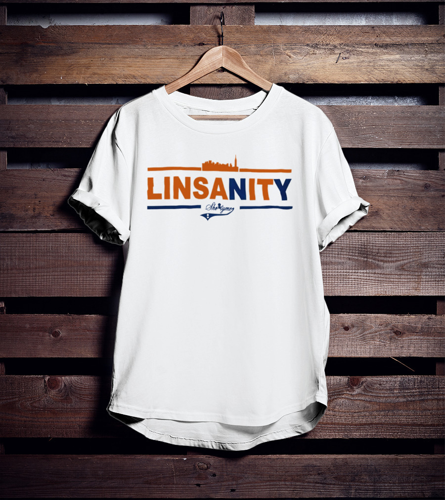 Linsanity Skyline New York Knicks Basketball Shotyme T-Shirt