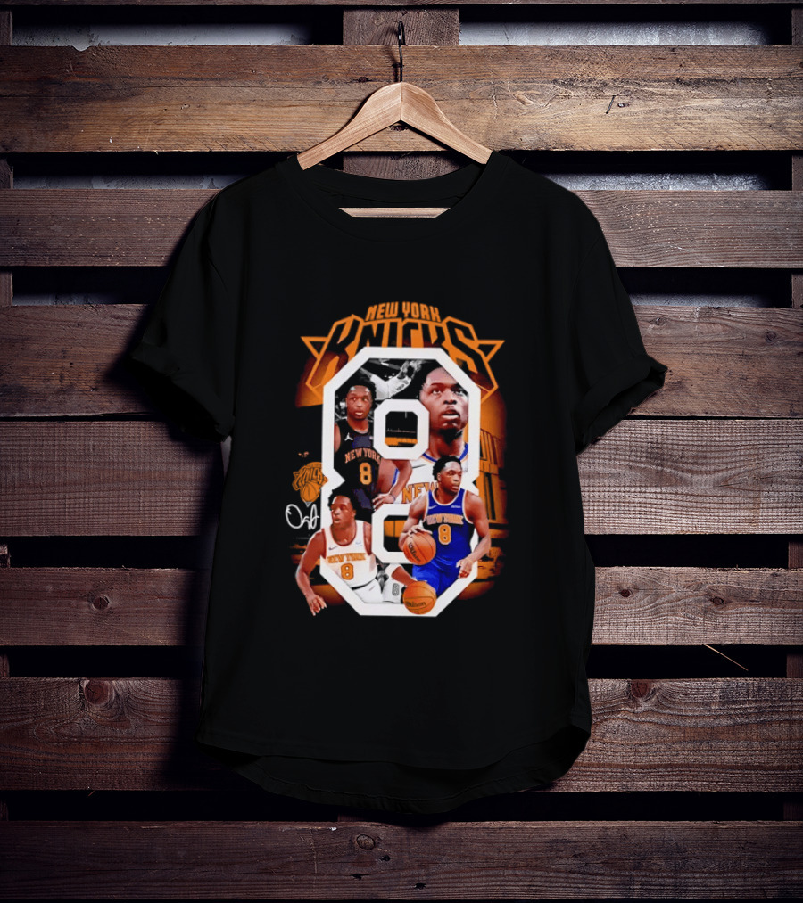 New York Knicks OG Anunoby 8 Basketball Jersey T-Shirt