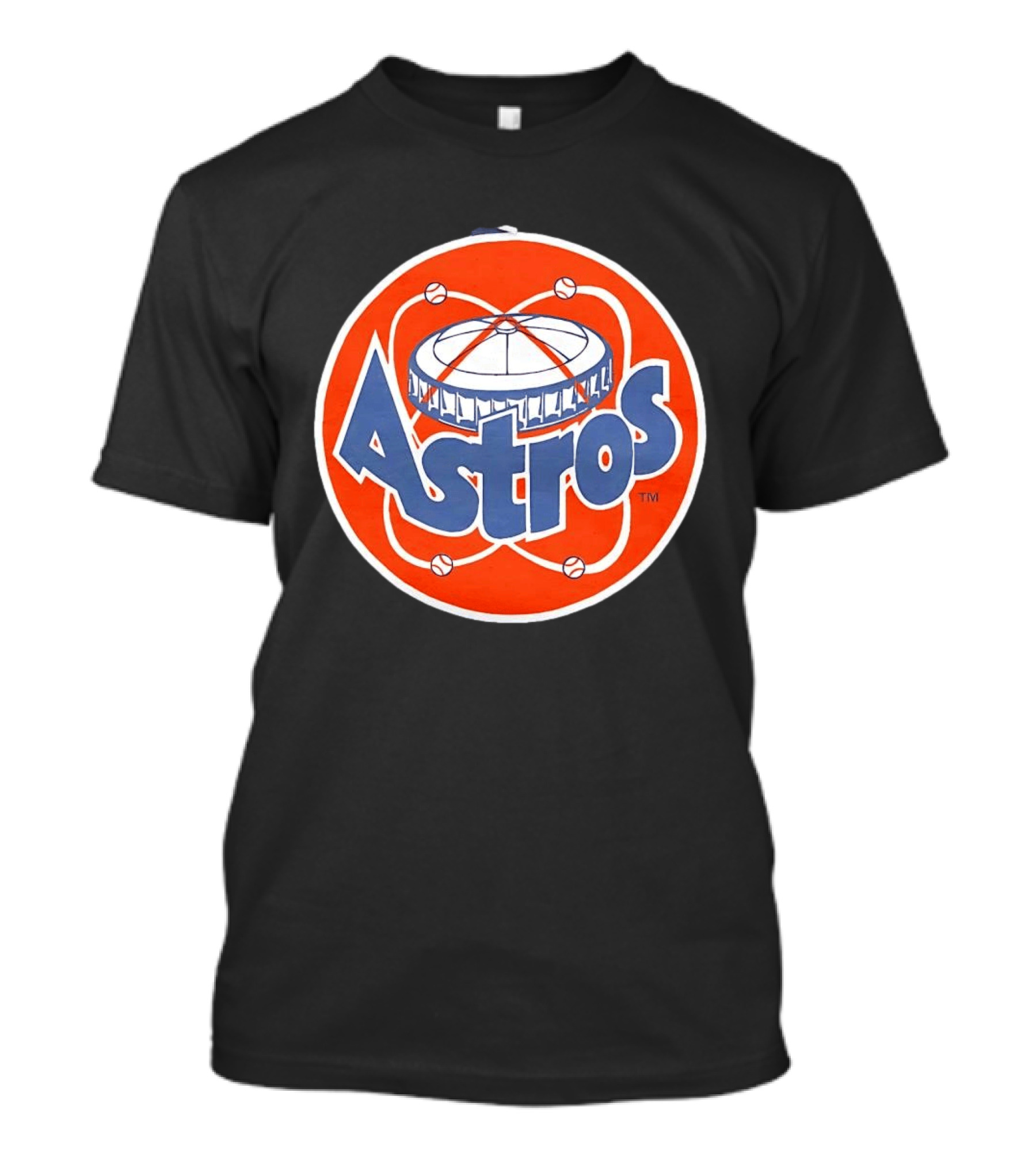 Houston Astros Vintage Astrodome Baseball T-Shirt