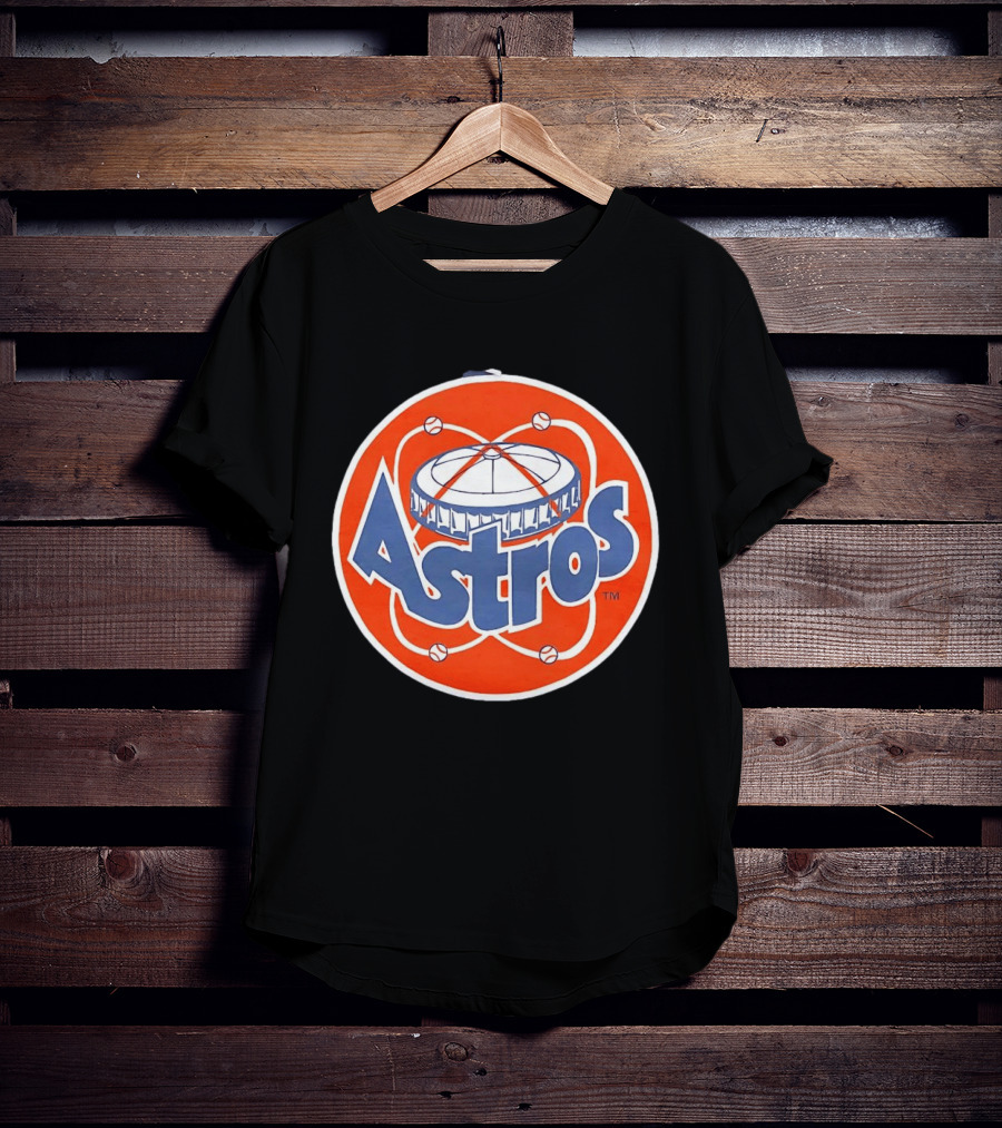 Houston Astros Vintage Astrodome Baseball T-Shirt