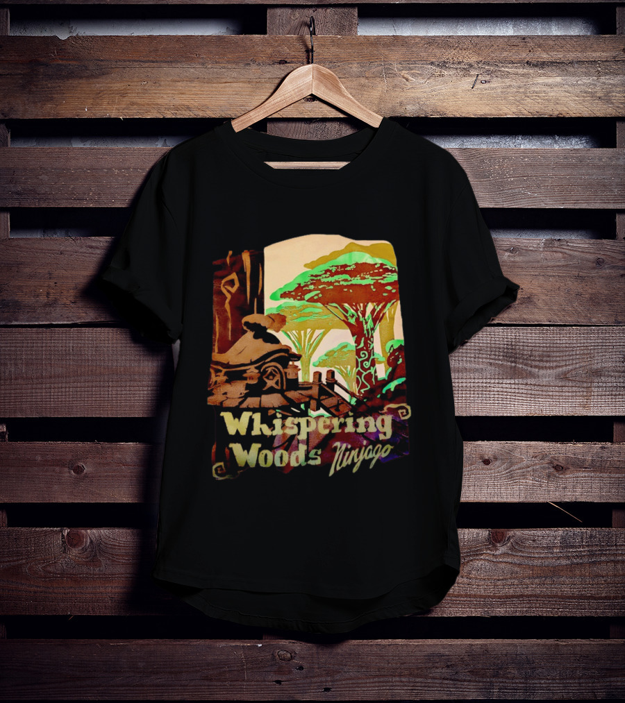 Whispering Woods Ninjago Forest Temple Scene Masters Of Spinjitzu T-Shirt