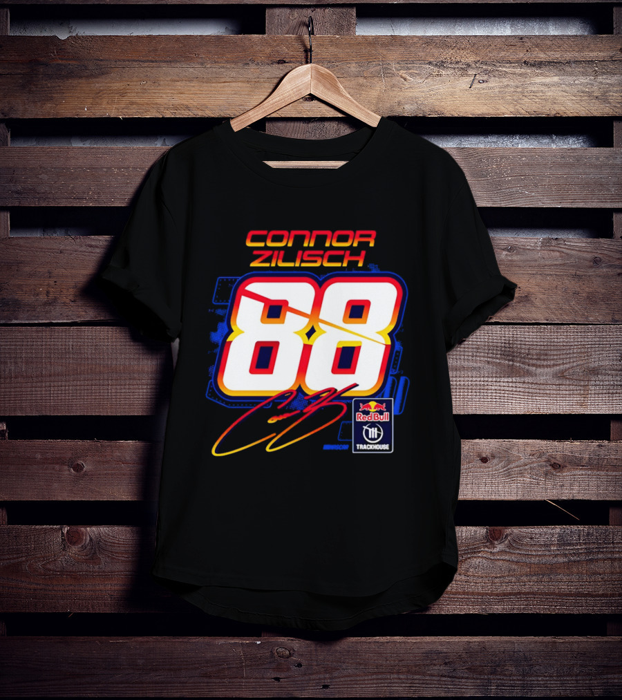 Connor Zilisch 88 Red Bull Trackhouse Racing T-Shirt