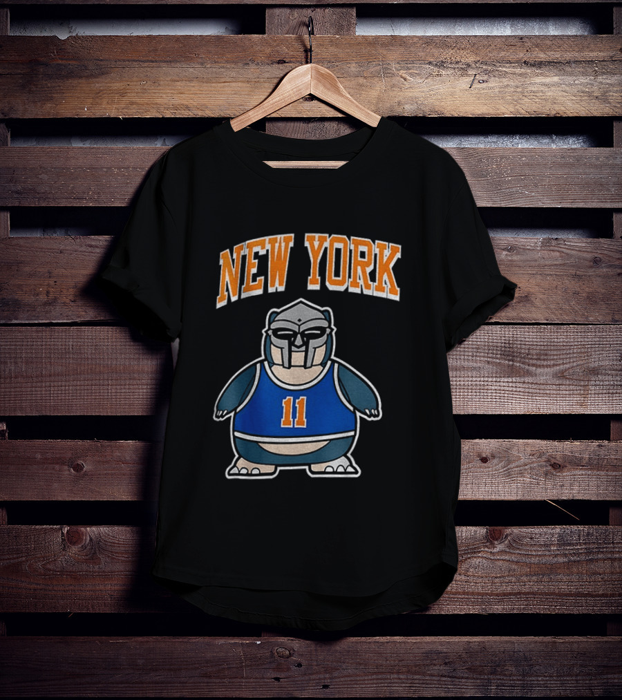 New York Knicks MF Doom Jalen Brunson #11 NBA Basketball 2026 T-Shirt