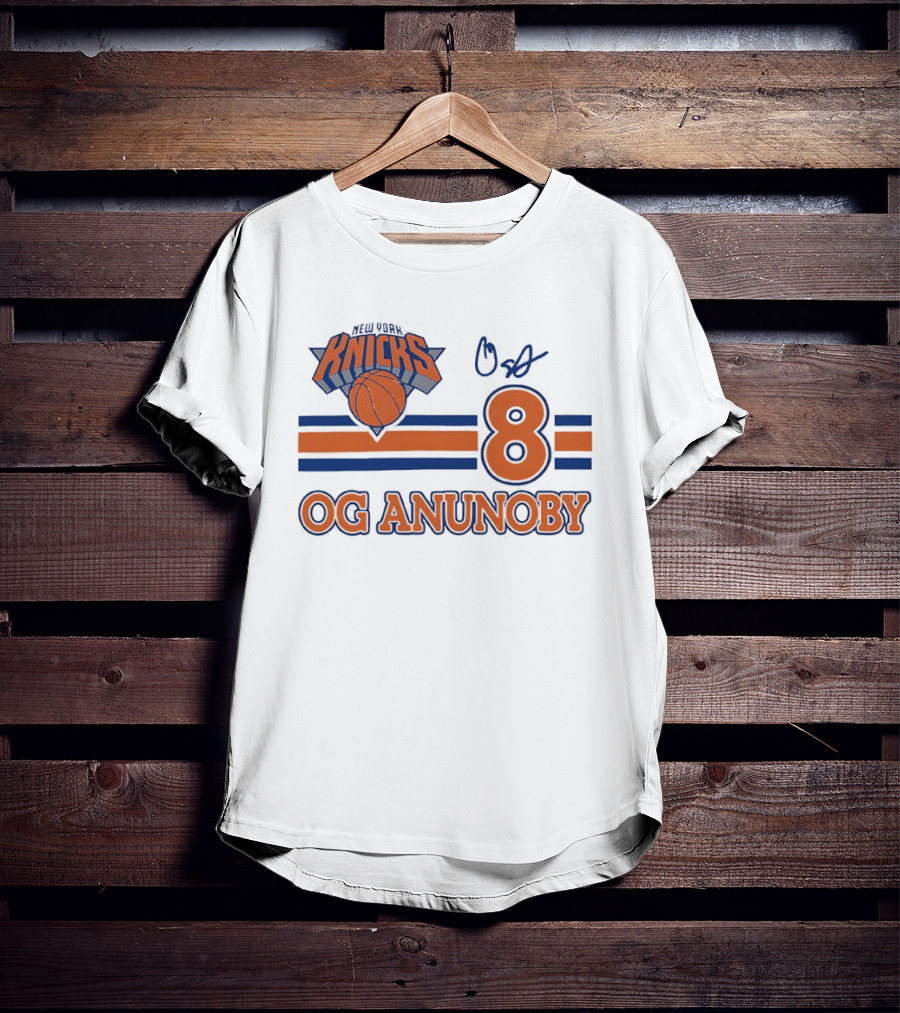 Knicks Basketball OG Anunoby 8 Signature T-Shirt
