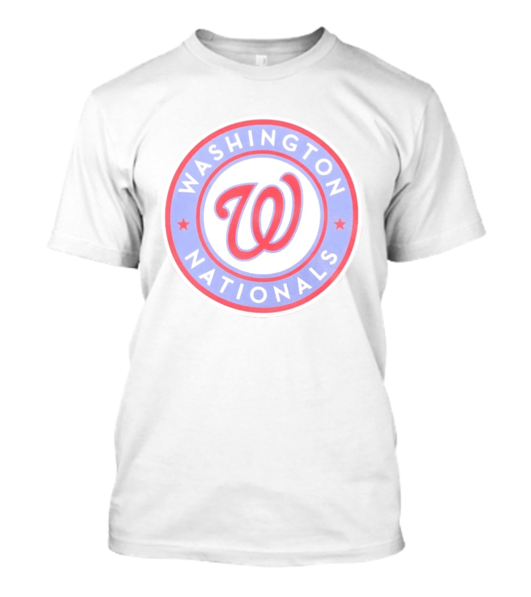 Washington Nationals Curly W Star Baseball T-Shirt