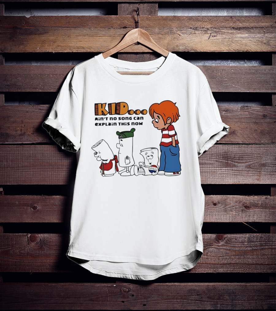 Kid Ain't No Song Can Explain This Now Retro Cartoon T-Shirt