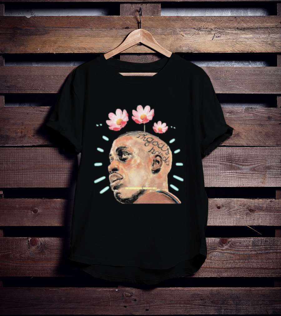 In God's Hands Always Believe In Yourself Crown Act Flower Artistry T-Shirt