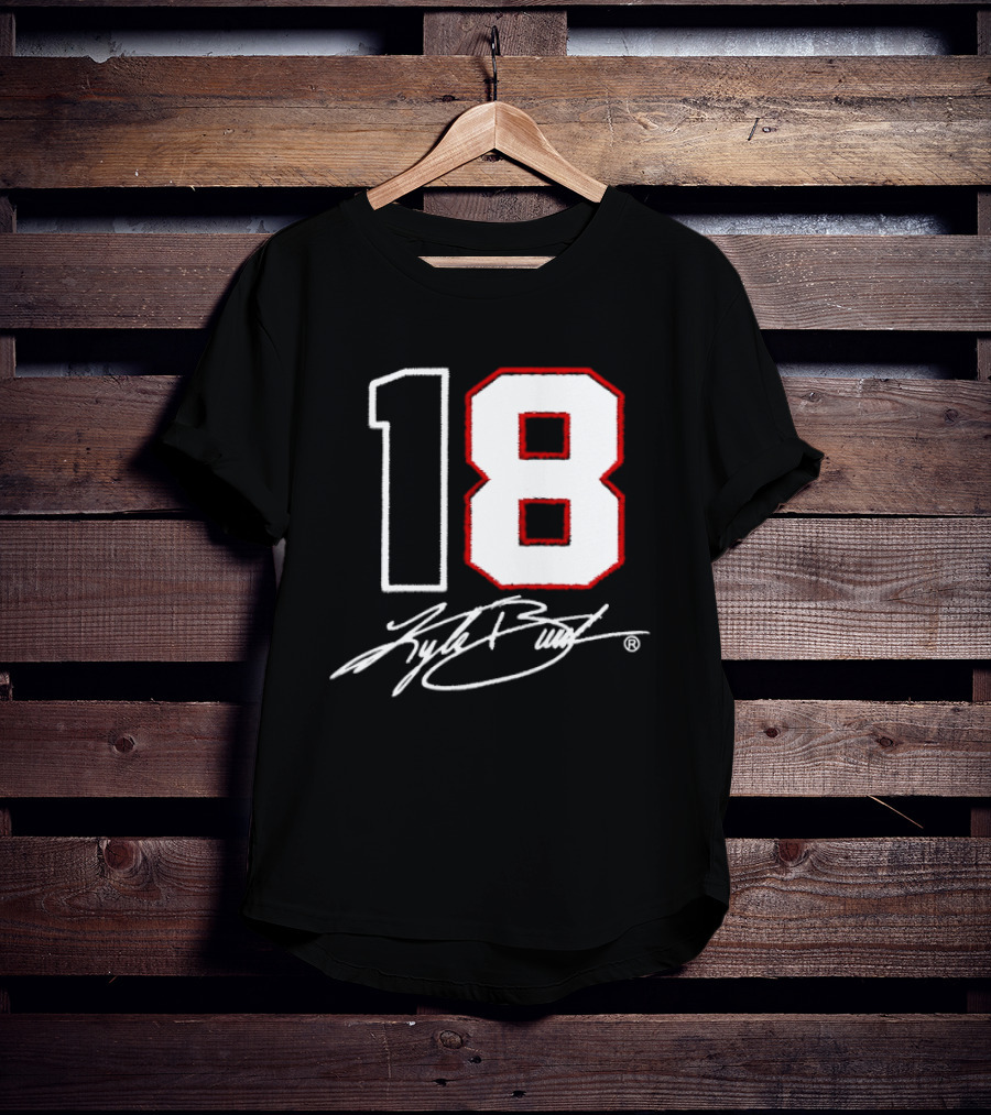 Denny Hamlin Kyle Busch 18 NASCAR Cup Series Racing Signature T-Shirt