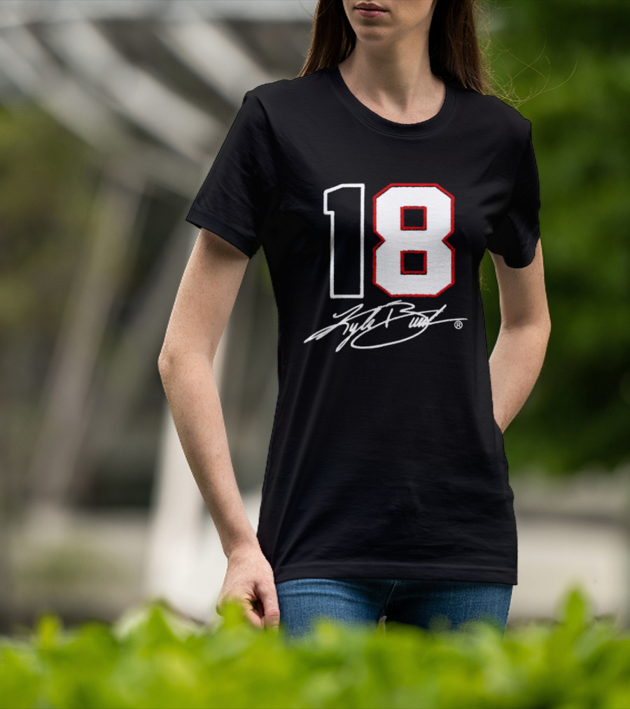 Denny Hamlin Kyle Busch 18 NASCAR Cup Series Racing Signature T-Shirt