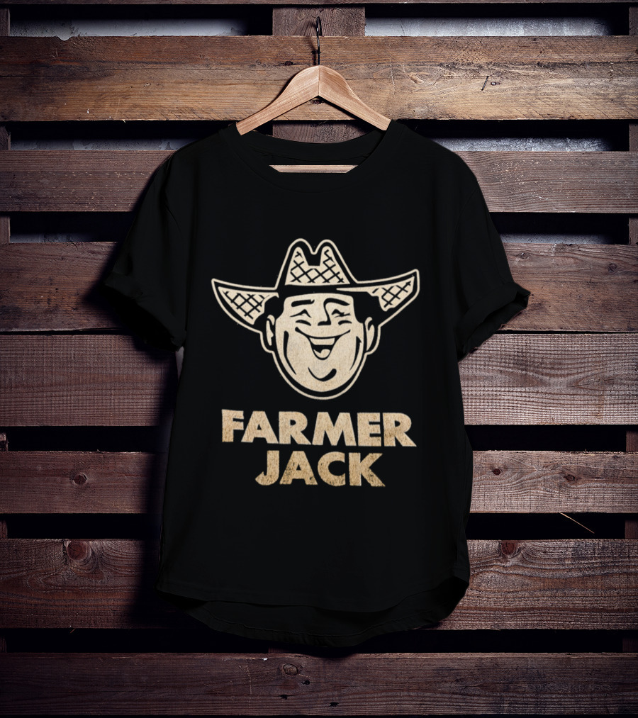 Farmer Jack Vintage Cowboy Icon Grocery Store Retro Farmer Jack T-Shirt