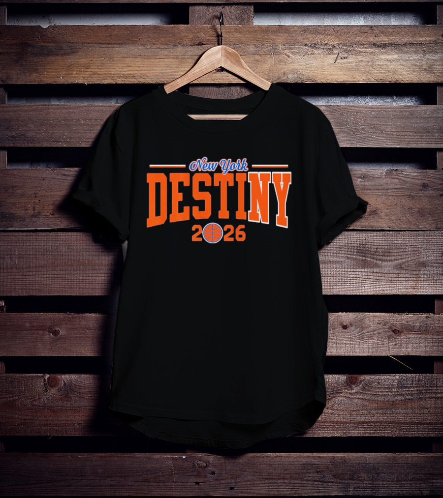 New York Destiny 2026 Basketball Orange T-Shirt