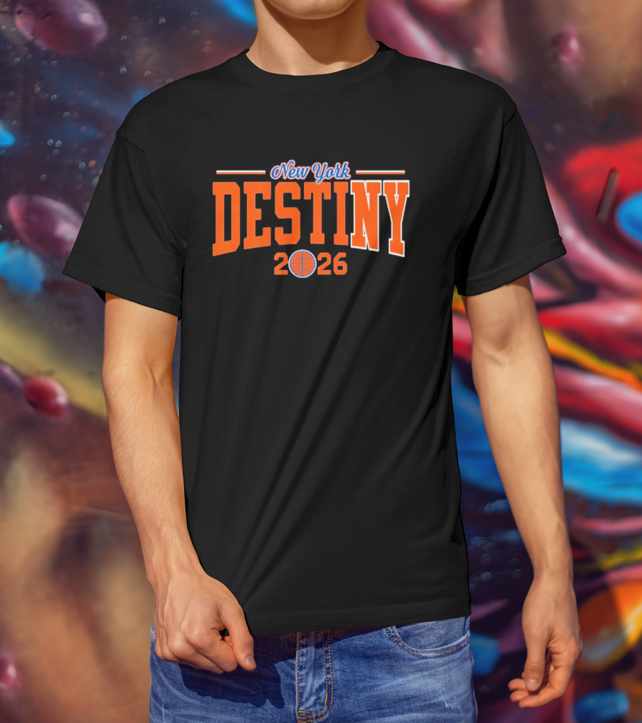 New York Destiny 2026 Basketball Orange T-Shirt