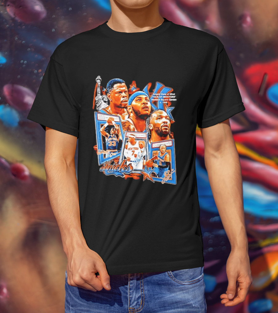 Empire State Of Mind New York Knicks Legends Madison Square Garden C. 1946 T-Shirt