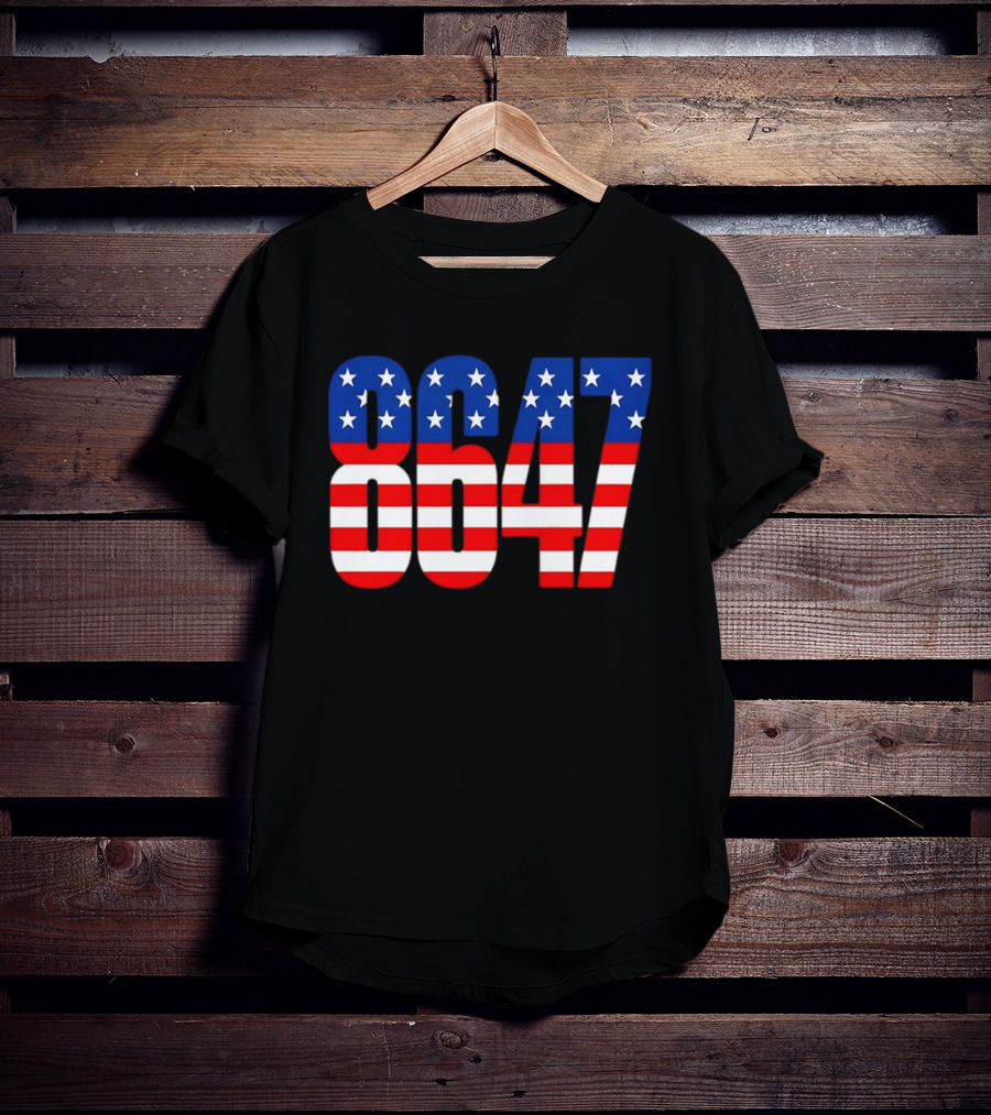 Patriotic American Flag 8647 Independence Day Stars And Stripes T-Shirt