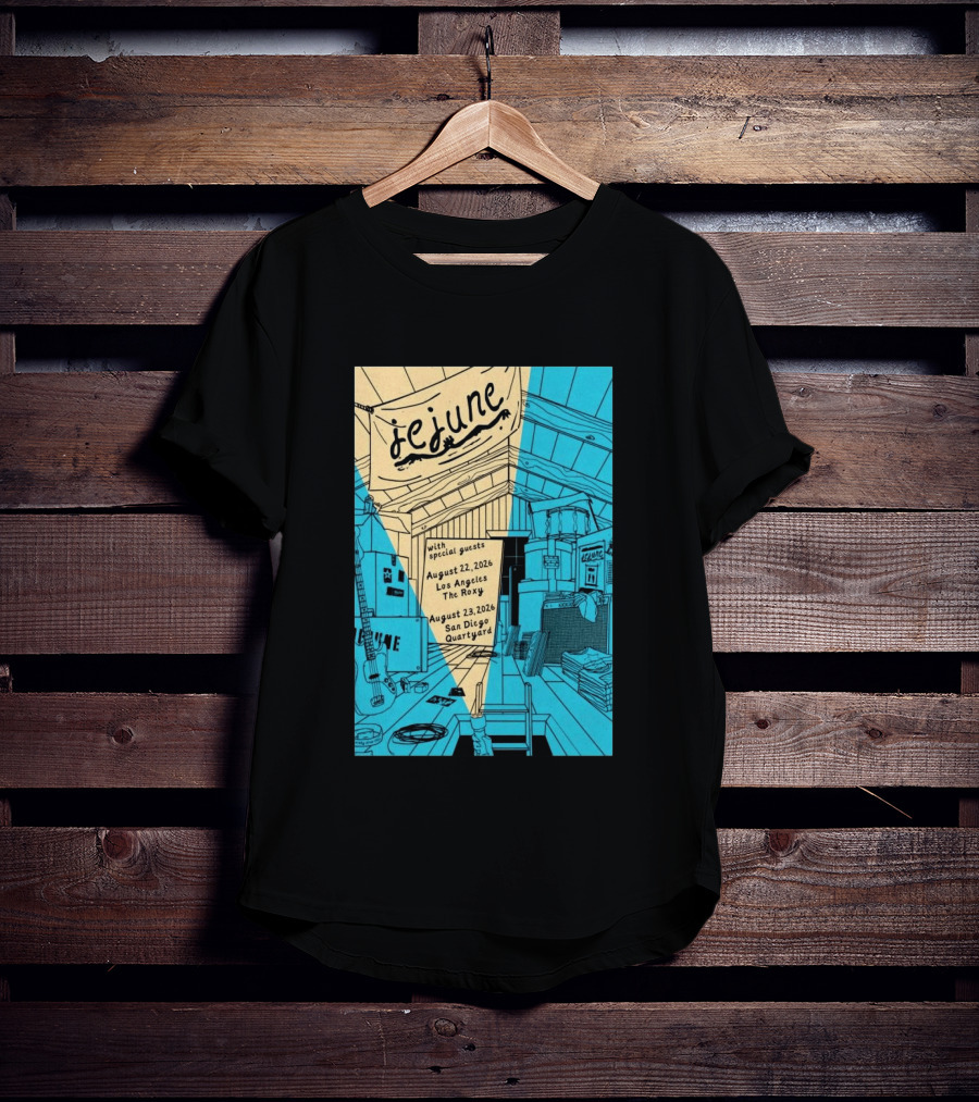 Jejune August 22 2026 Los Angeles The Roxy With Special Guests T-Shirt