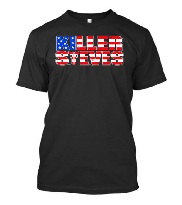 Killer Steves American Flag Stars And Stripes T-Shirt
