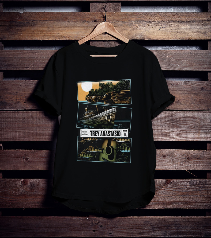 Trey Anastasio Acoustic Evening Lake Superior Big Top Chautauqua Bayfield Wisconsin June 14 2026 T-Shirt