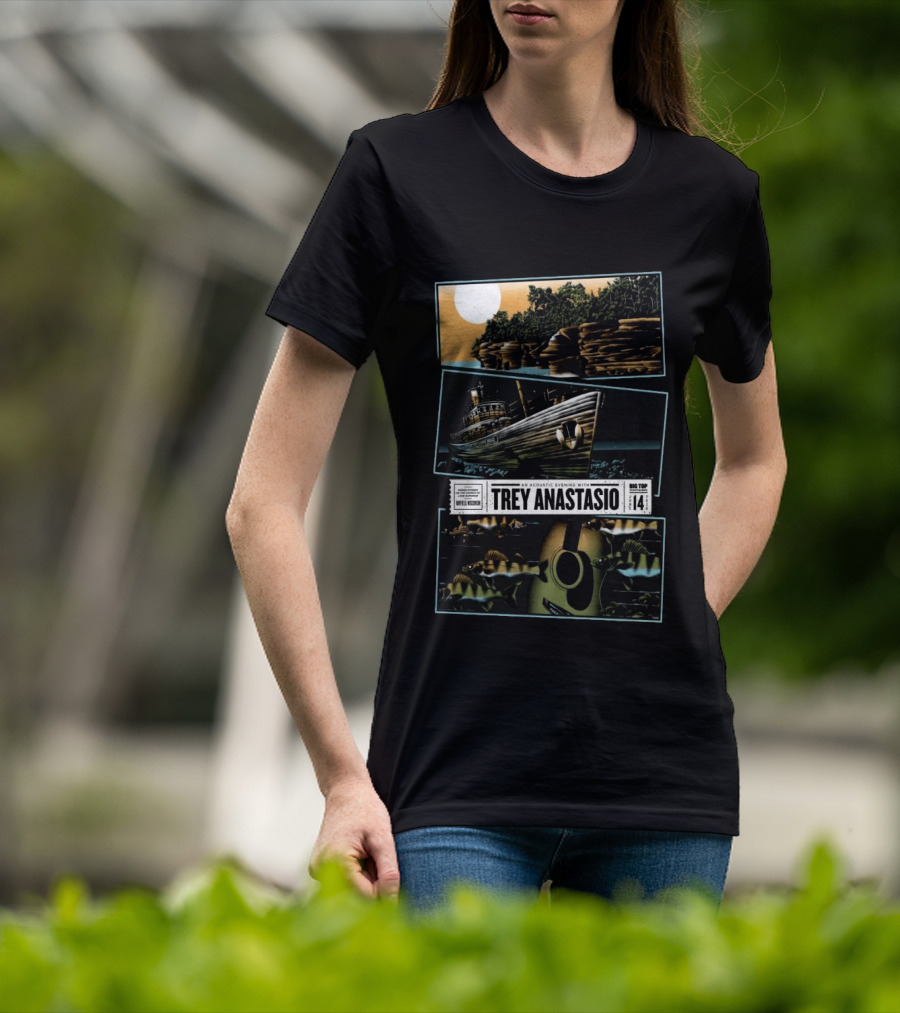 Trey Anastasio Acoustic Evening Lake Superior Big Top Chautauqua Bayfield Wisconsin June 14 2026 T-Shirt