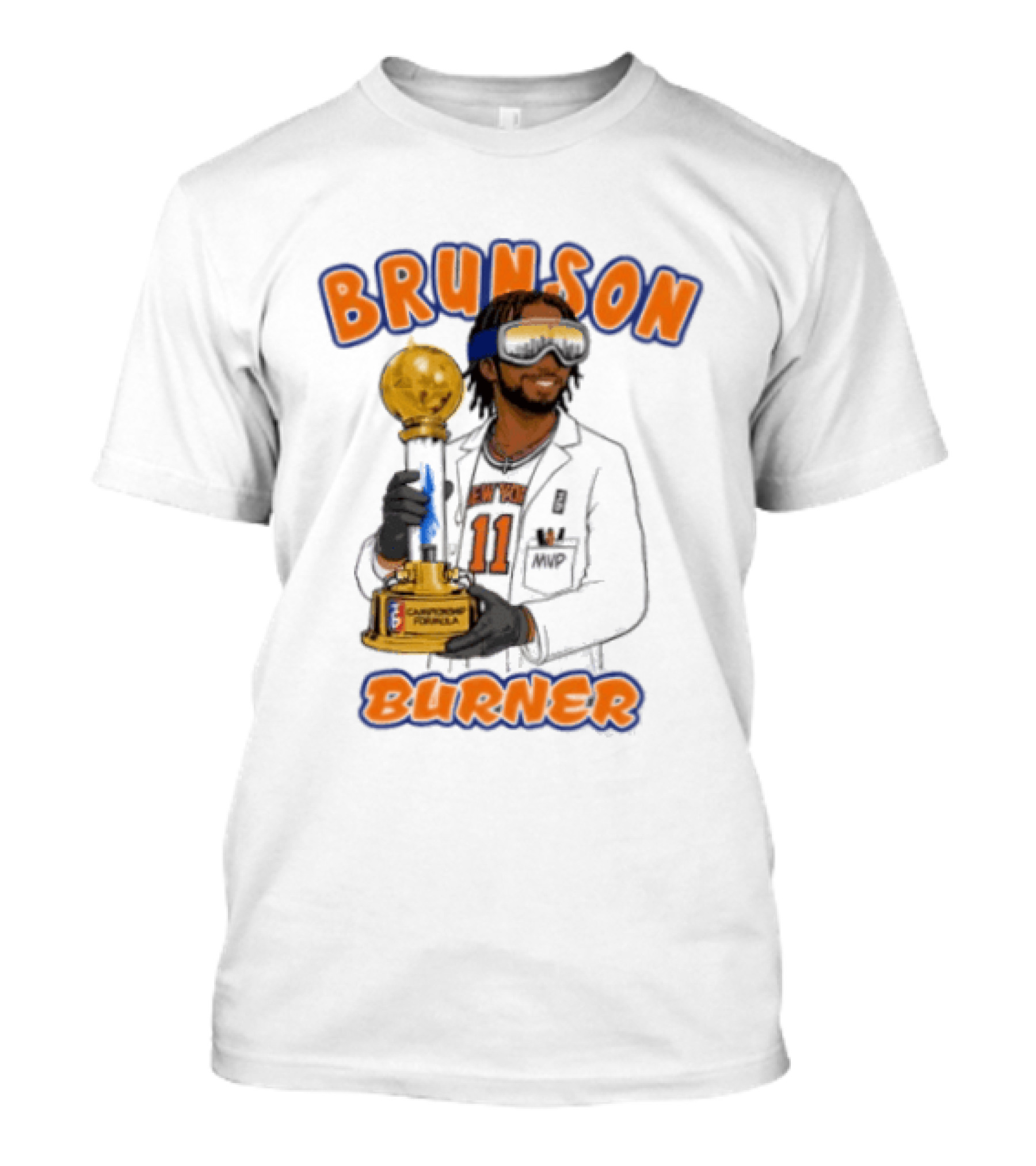 Brunson Burner Jalen Brunson New York Knicks Championship Formula T-Shirt