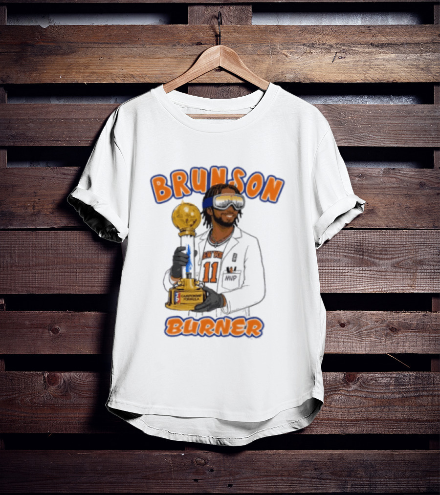 Brunson Burner Jalen Brunson New York Knicks Championship Formula T-Shirt