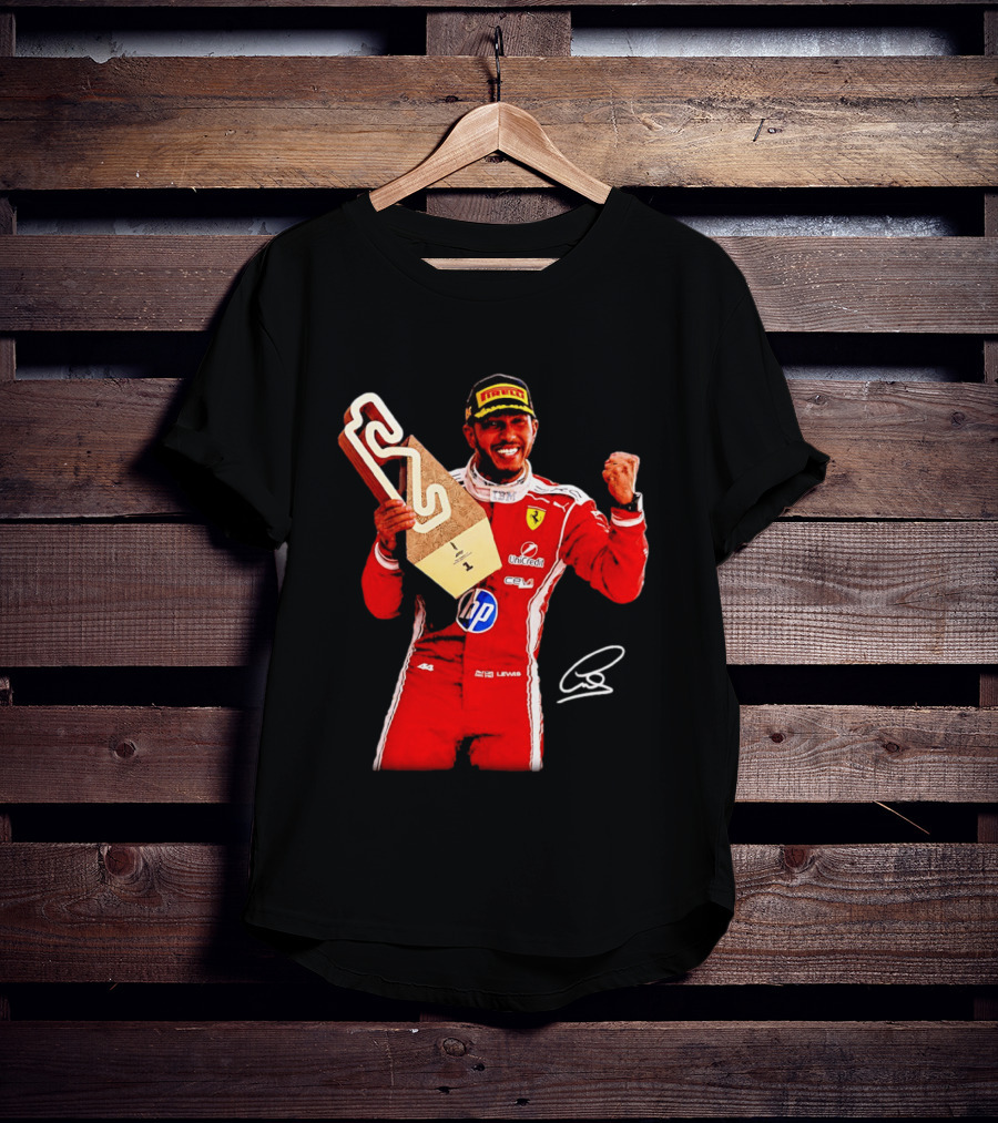 Lewis Hamilton Ferrari Racing Champion Pirelli Winner Remember Who You Are T-Shirt