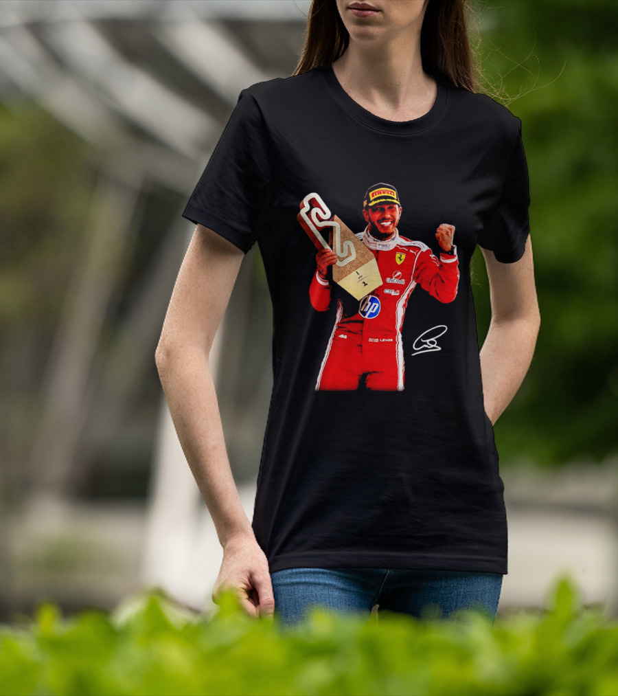 Lewis Hamilton Ferrari Racing Champion Pirelli Winner Remember Who You Are T-Shirt