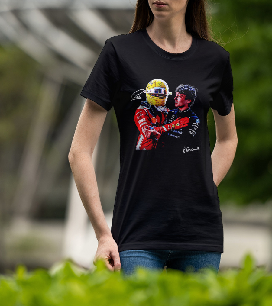 Ferrari Shell Mercedes Petronas Racing Embrace ZYN Microsoft T-Shirt