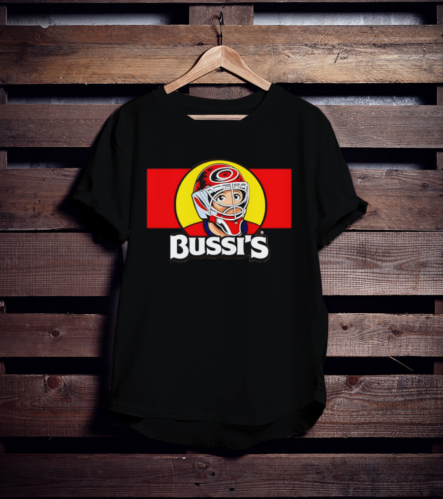 Brandon Bussi Carolina Hurricanes Goalie NHL Hockey 2026 T-Shirt