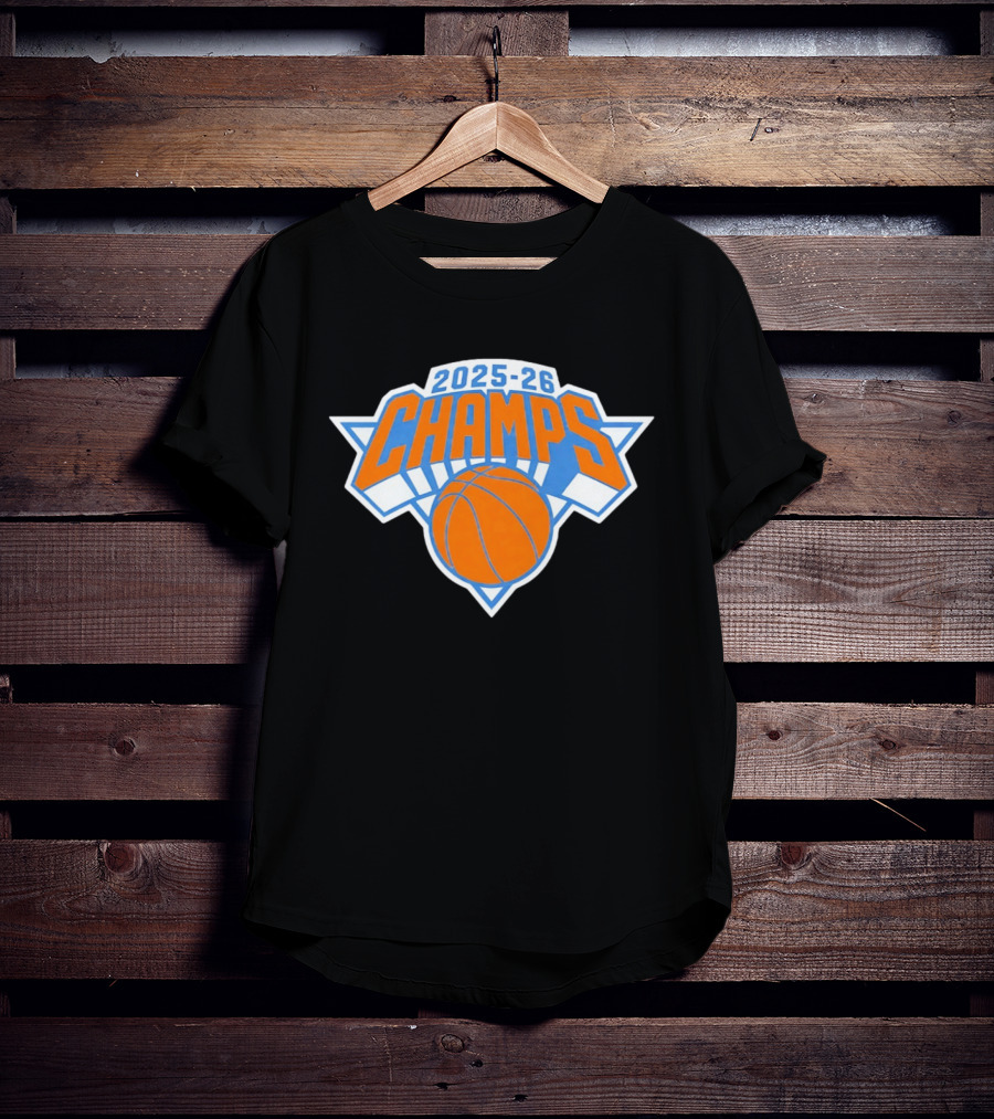 2025 26 Champs Basketball New York T-Shirt